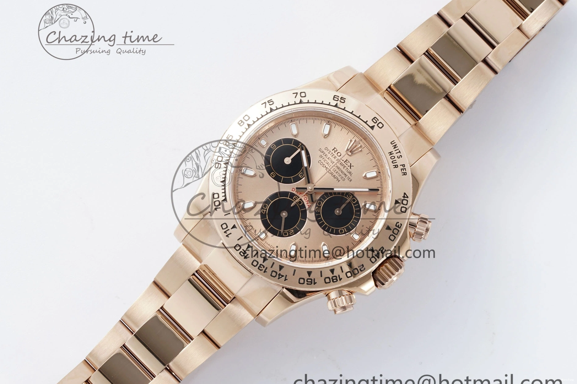 MiroTime 0309 Sporty Daytona 116505 QF 1:1 Best Edition RG Dial on RG Bracelet SA4130 V 1755